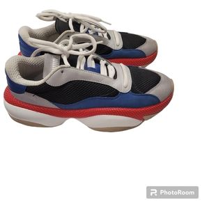 Puma Alteration Kurve Men’s Sneakers Blue Red Casual Running Size 10